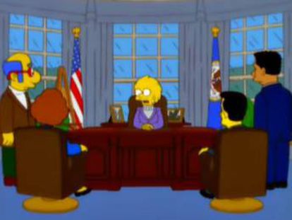 Episódio de ‘Os Simpsons’ previu a vitória de Trump há 16 anos