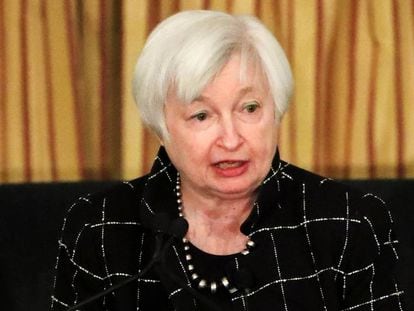 A presidenta do Federal Reserve (Fed), Janet Yellen. EFE/Arquivo