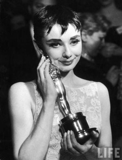 Audrey Hepburn ganhou o Oscar como protagonista de ‘A princesa e o plebeu’.
