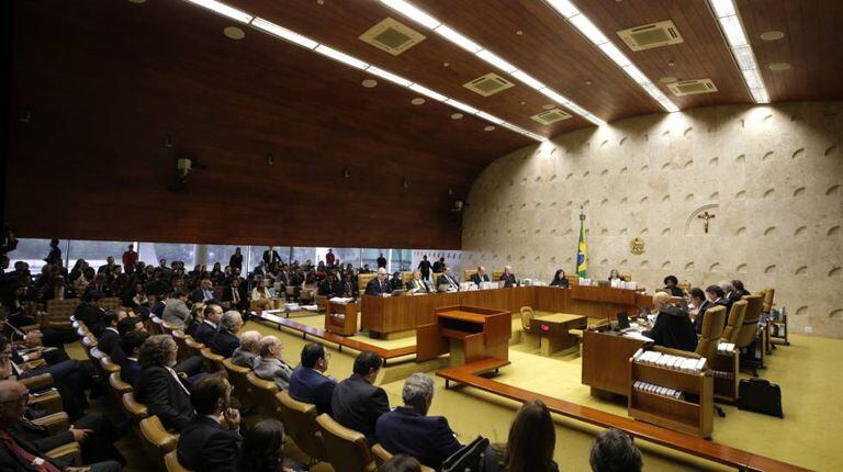 Sessão do STF que decide pedido da defesa para evitar prisão de Lula.