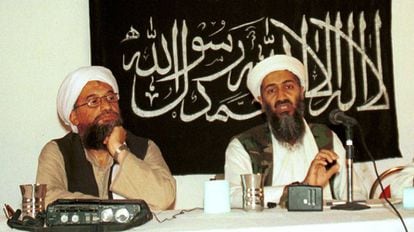 Ayman al Zawahiri y Osama bin Laden