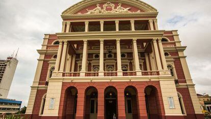 O Teatro Amazonas, em Manaus.