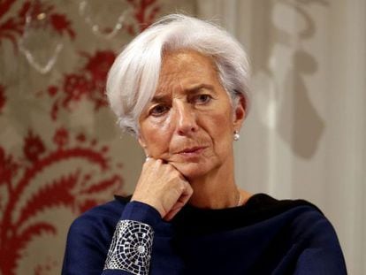 A diretora-gerente do FMI, Christine Lagarde . 