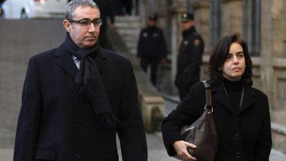 O ex-sócio de Urdangarin chegando aos tribunais de Palma de Mallorca em fevereiro de 2013.