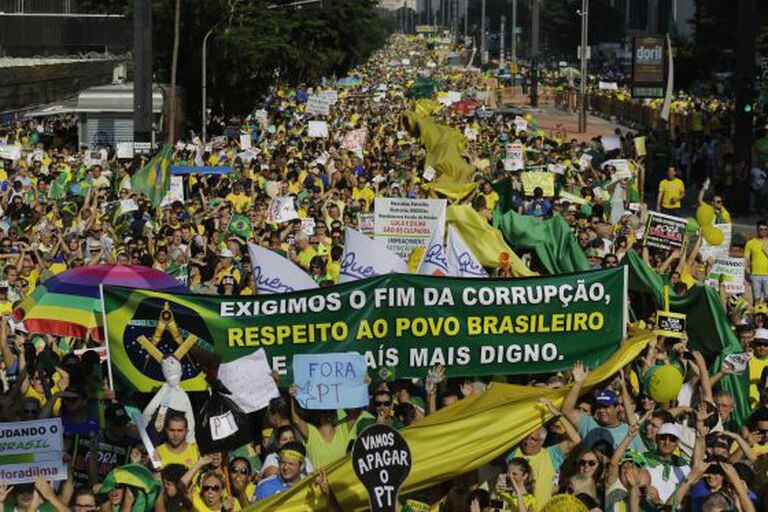 Protesto na avenida Paulista, no dia 12.