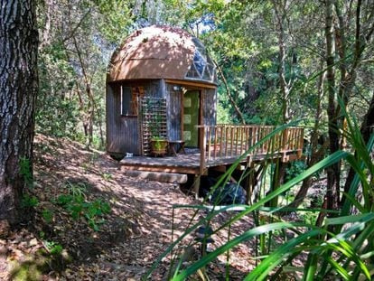 Uma cabana em forma de cogumelo é a casa mais visitada no mundo via Airbnb
