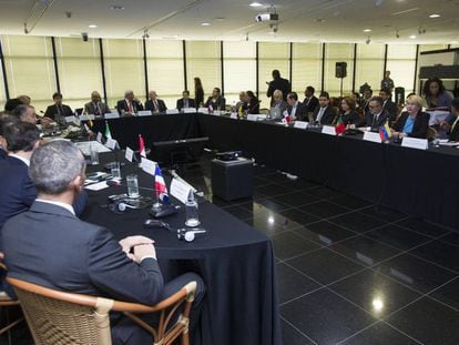 Reunião de procuradores de 11 países, em Brasília.