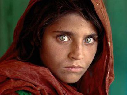 ‘Menina afegã’, capa da ‘National Geographic’ em junho de 1985.