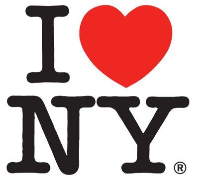 Imagem do logo da campanha turística da cidade de Nova York desenhado por Milton Glaser em 1977. 