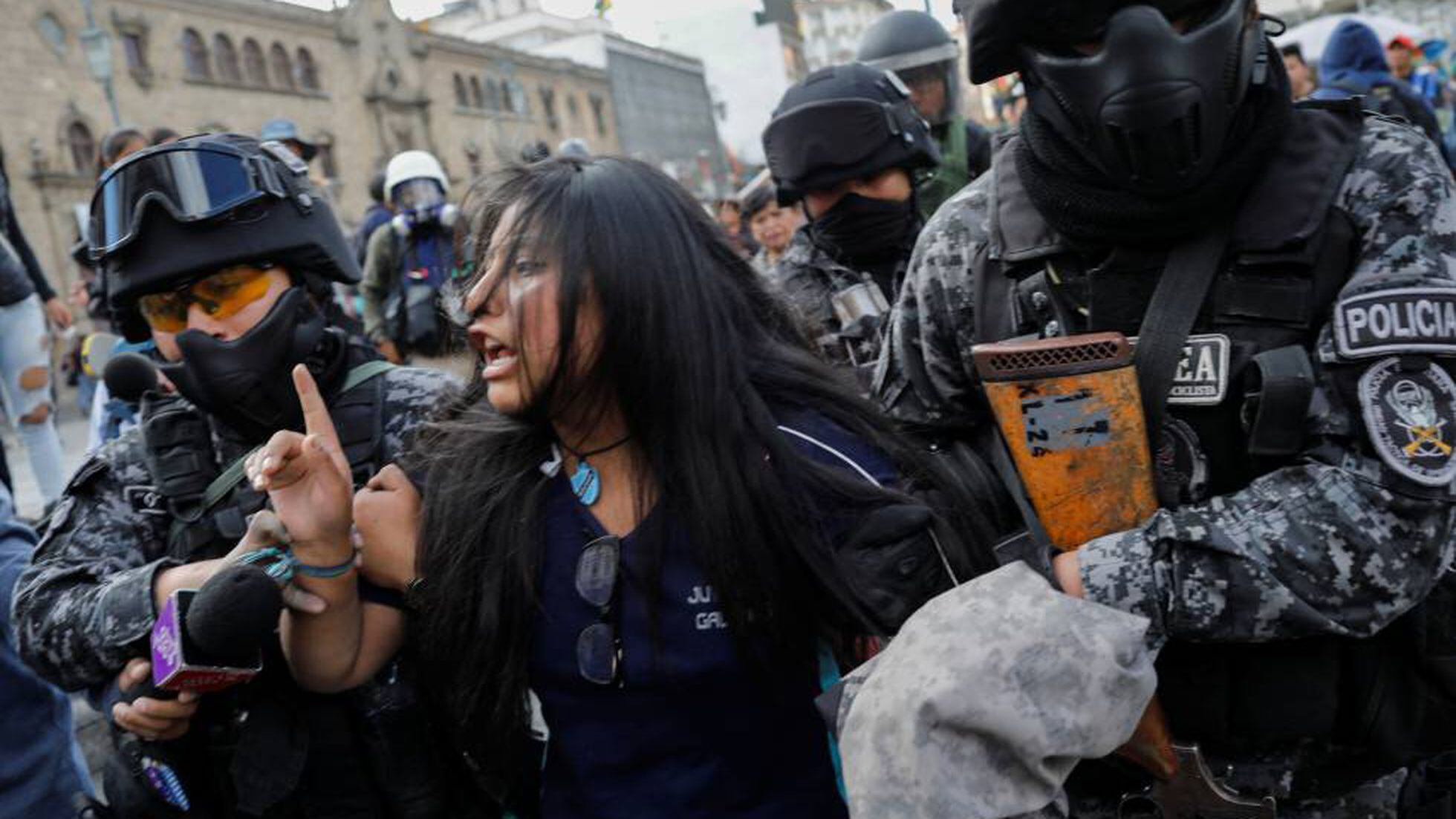 Milhares de bolivianos fazem protesto