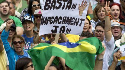 Protesto anti-Dilma, em novembro de 2014.