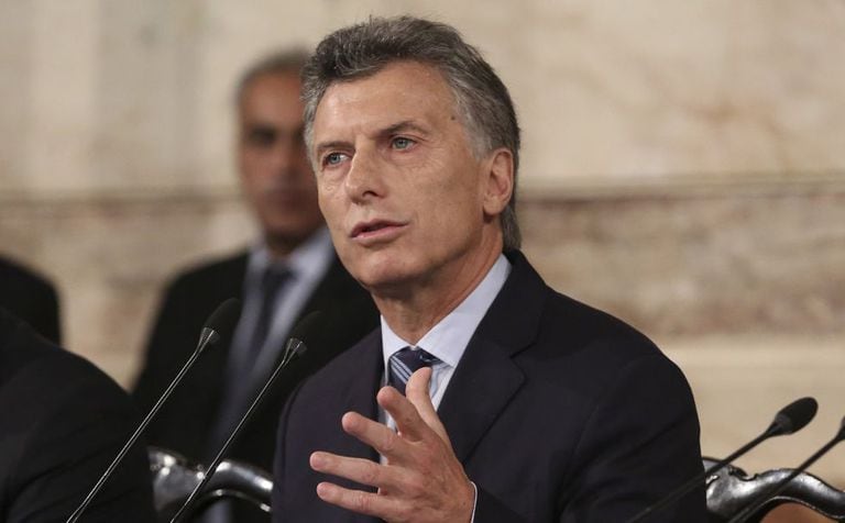 O presidente da Argentina, Mauricio Macri