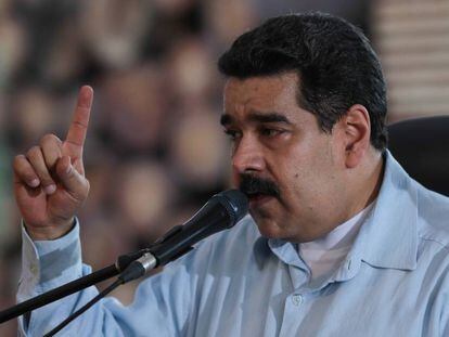 Nicolás Maduro, em um discurso em Chaguaramas (Venezuela) nesta sexta-feira.