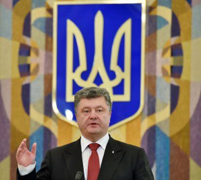 O presidente ucraniano, Petro Poroshenko.