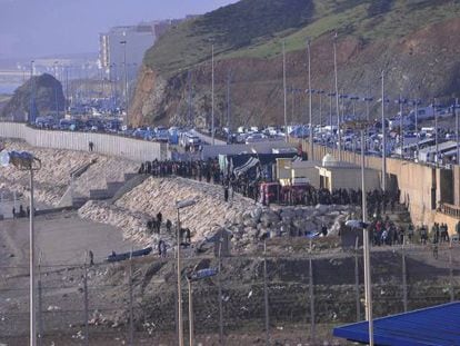 O incidente na fronteira de Ceuta.