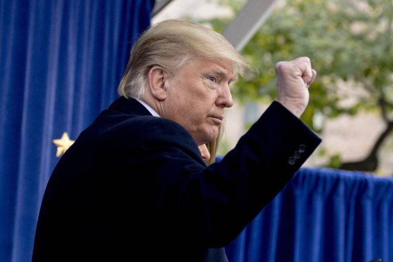O presidente norte-americano Donald Trump em Nova York.
