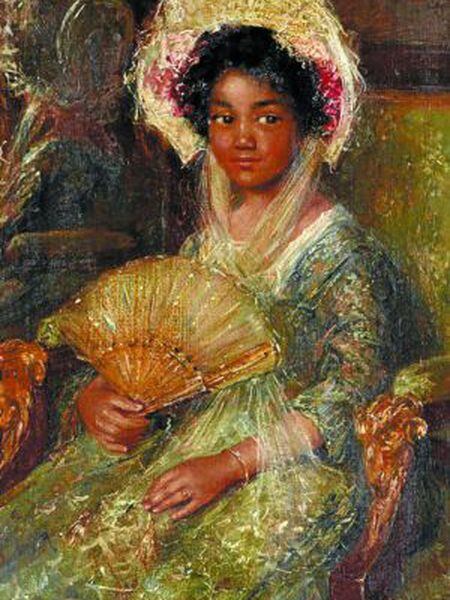 ‘Jovenzinha negra” (1895-1922), quadro a óleo do pintor holandês Simon Maris