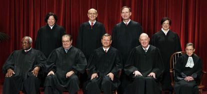 Membros do Corte Suprema de Justiça dos Estados Unidos.