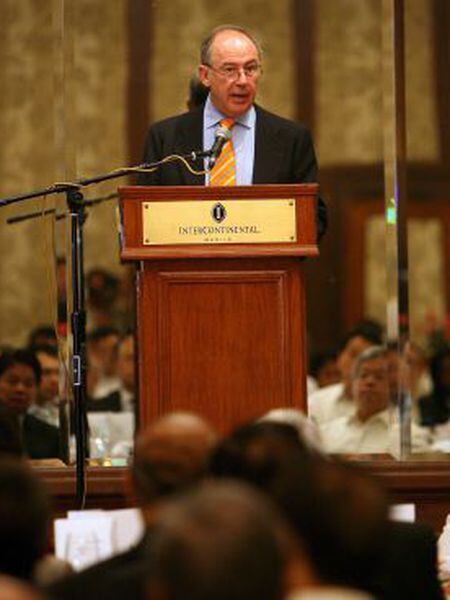 Rodrigo Rato, em uma reunião do FMI em 2007.