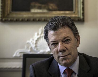 O presidente da Colômbia, Juan Manuel Santos.