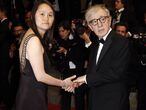 Woody Allen e Soon-Yi Previn em Cannes.