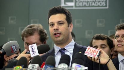 Picciani, o candidato do Governo, durante entrevista em dezembro.