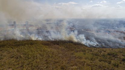 Incêndio em Cuiabá.