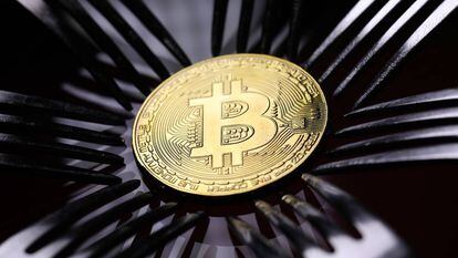 Representação visual do Bitcoin