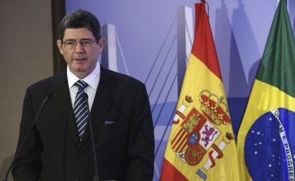 Joaquim Levy durante evento do EL PAÍS em Madri.