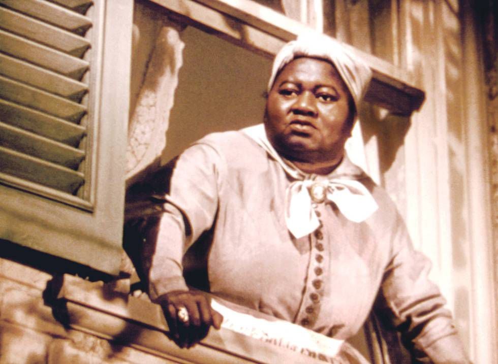 Hattie McDaniel, numa cena de ‘E O Vento Levou’, filme que a transformou na primeira afro-americana a ganhar um Oscar.