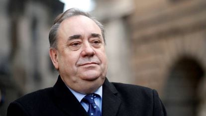 Alex Salmond em Edimburgo, em 8 de janeiro.