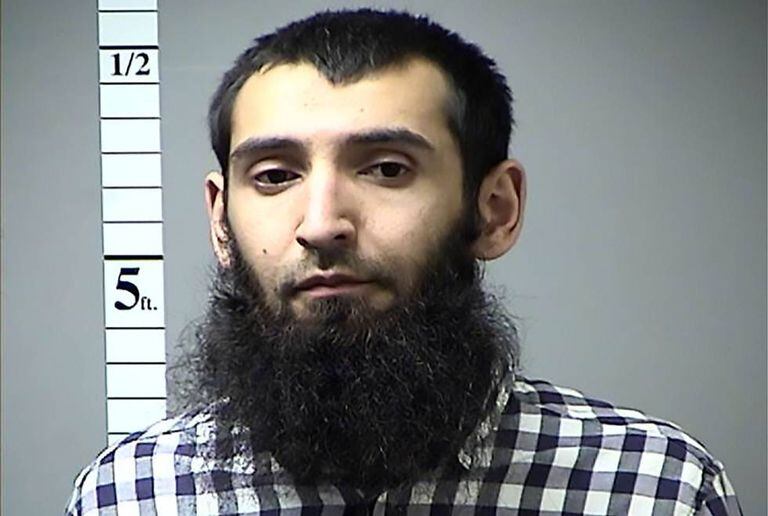 Fotografia policial de Sayfulla Saipov.
