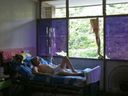 Paciente no hospital Central de Maracay, Venezuela.
