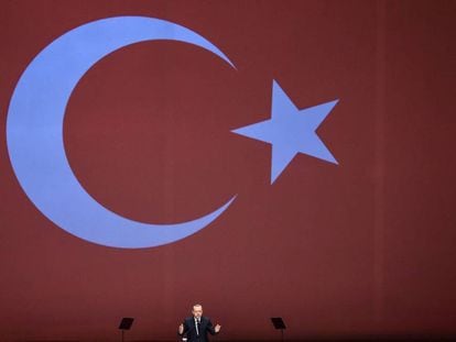 O presidente turco, Recep Tayyip Erdogan, no dia de 10 de julho.