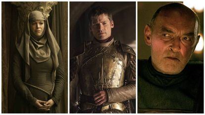 Septa Unella, Jaime Lannister e Randyll Tarly.
