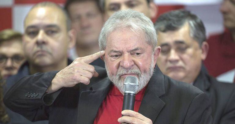 O ex-presidente Lula, na semana passada, ao comentar a condenação pelo juiz Sergio Moro.