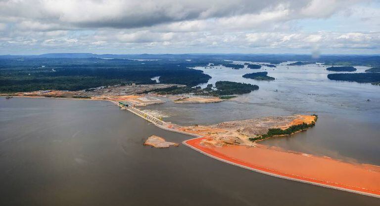 A Usina Hidrelétrica de Belo Monte.