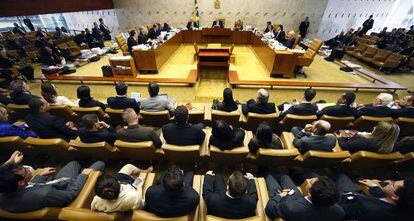 Sessão do STF no dia 16 de outubro.