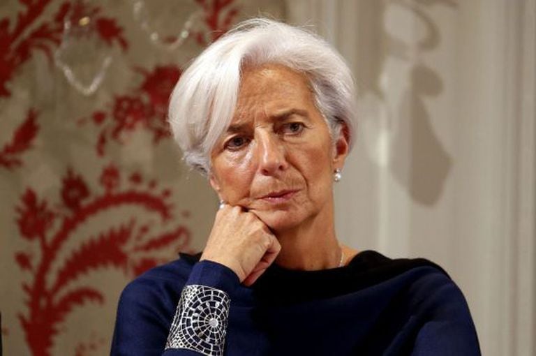 A diretora-gerente do FMI, Christine Lagarde .