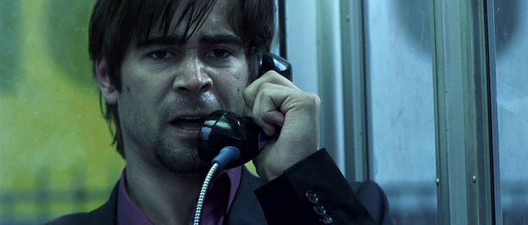 Colin Farrell no filme ‘Por um fio’.