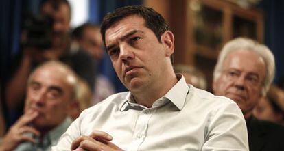 O primeiro-ministro grego Alexis Tsipras, em 5 de agosto.