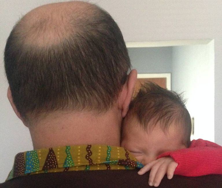 Xico Sá e sua filha Irene