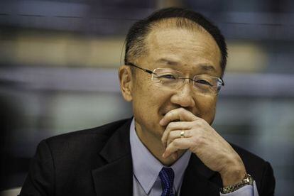 Jim Yong Kim, presidente do Banco Mundial, esta semana em Washington.