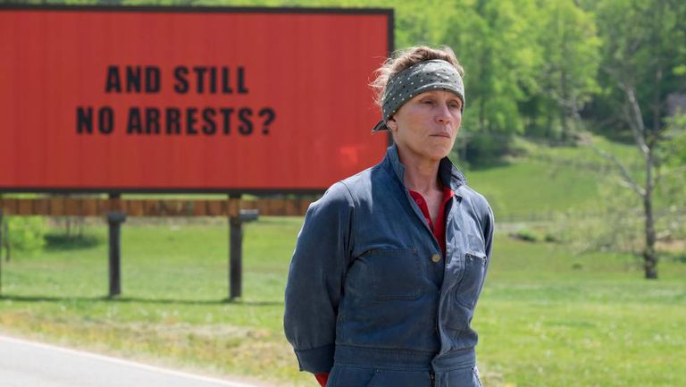 Frances McDormand, em 'Três anúncios para um crime'.