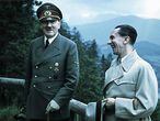 Hitler y Goebbels, en Berchtesgaden en 1943.