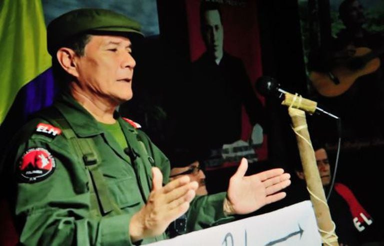 O guerrilheiro Nicolás Rodríguez, conhecido como Gabino.