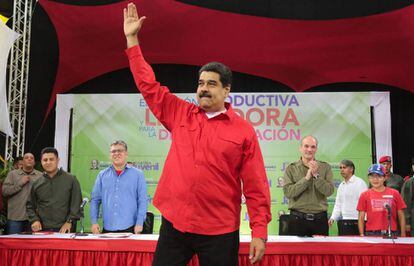Nicolás Maduro na quarta-feira, em Caracas.