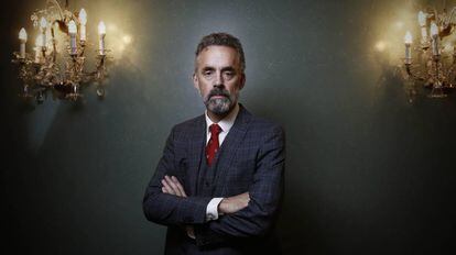 Jordan B Peterson, nesta terça-feira, num hotel de Madri