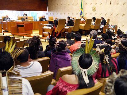 Indígenas acompanham julgamento no Supremo Tribunal Federal sobre Parque Nacional do Xingu e reservas indígenas no Mato Grosso