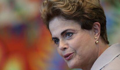 A presidenta afastada Dilma Rousseff.
